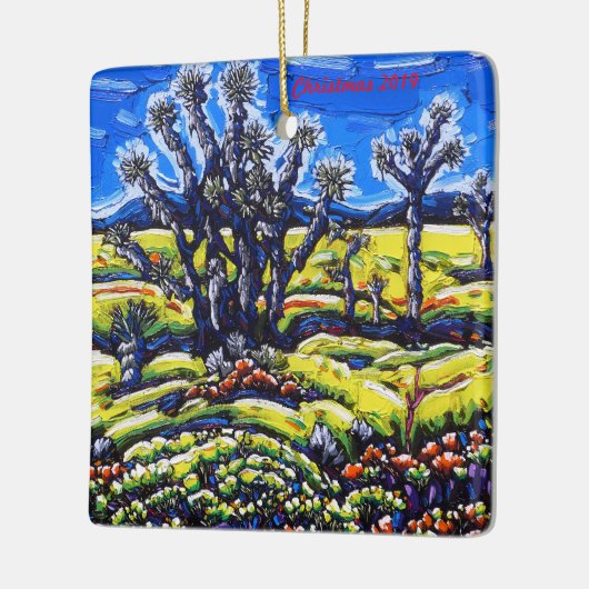 Het Ornament van Joshua Trees met Kerstmis 2019 (Links)