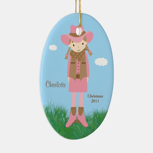 Het Ornament van Kerstmis van de veedrijfster (Rechts)
