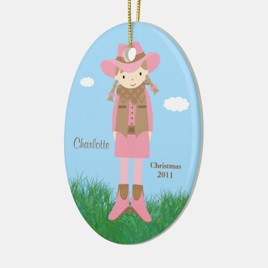Het Ornament van Kerstmis van de veedrijfster (Links)