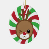Het Ornament van Kerstmis van het Rendier van (Rechts)