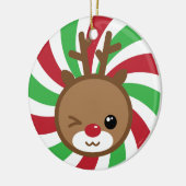 Het Ornament van Kerstmis van het Rendier van (Links)