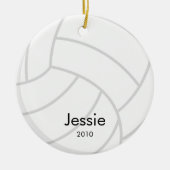 Het Ornament van Kerstmis van het volleyball (Voorkant)