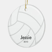 Het Ornament van Kerstmis van het volleyball (Links)