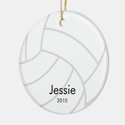 Het Ornament van Kerstmis van het volleyball (Links)