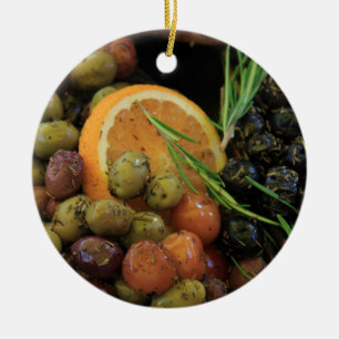 Het Ornament van Kerstmis van olijven
