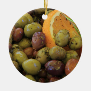 Het Ornament van Kerstmis van olijven