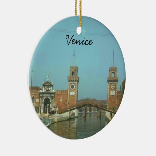 Het Ornament van Kerstmis van Venetië Italië (Rechts)