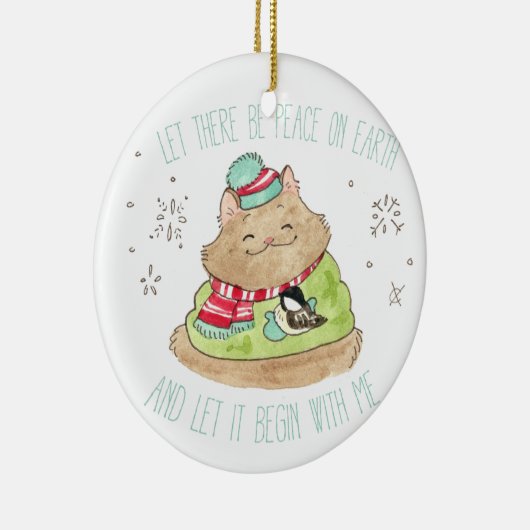 Het ornament van Tommy Let There Be Peace (Rechts)