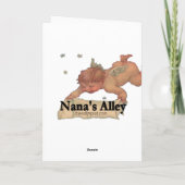 Het ornamentkaart van Nana Christmas Feestdagen Kaart (Achterkant)