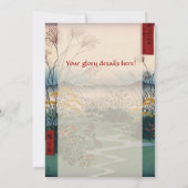 Het Otsuki-plein, je bent uitgenodigd Kaart (Achterkant)