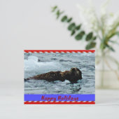 het otterly Verschrikkelijk briefkaart van de de (Staand voorkant)