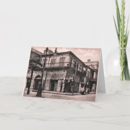 Het oude Absinthe House Kaart (Voorkant)