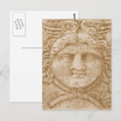 Het oude afbeelding van Hermes, het AFBEELDING van Briefkaart (Voorkant / Achterkant)