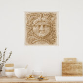 Het oude afbeelding van Hermes, het AFBEELDING van Poster (Keuken)