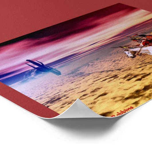 Het oude Amerikaanse westen Poster (Hoek)