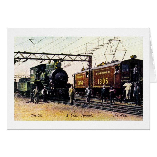 Het oude bedrijf van de nieuwe St. Clair Tunnel (Voorkant Horizontaal)