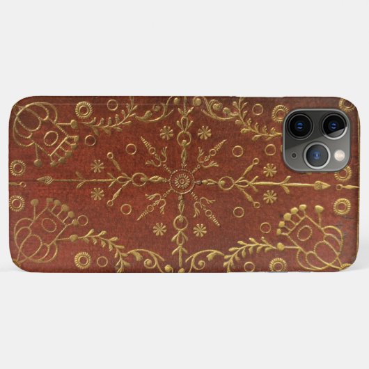 Het oude boek bindt iPhone geval Case-Mate iPhone Case (Achterkant (horizontaal))