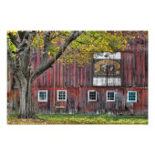 Het oude Boerderij Barn Foto Afdruk (Voorkant)