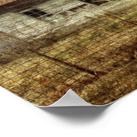 Het oude Boerderij Poster (Hoek)