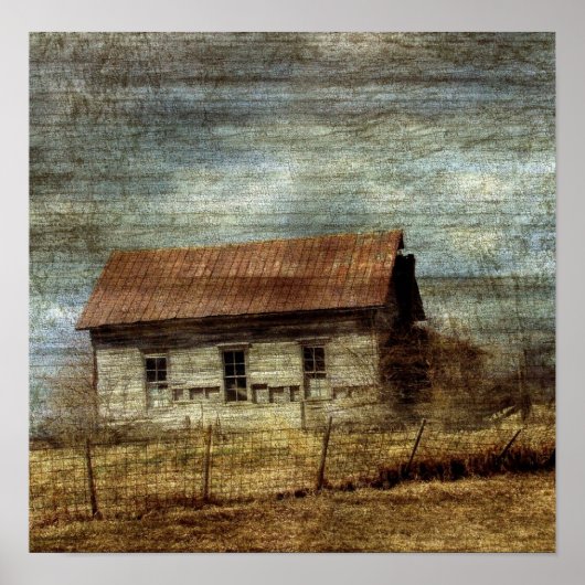 Het oude Boerderij Poster (Voorkant)