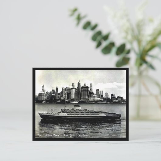 Het oude Briefkaart - de "Andrea Doria". (Staand voorkant)