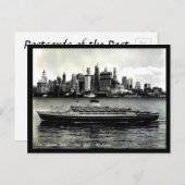 Het oude Briefkaart - de "Andrea Doria". (Voorkant / Achterkant)