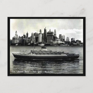 Het oude Briefkaart - de "Andrea Doria".