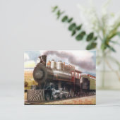 Het oude Briefkaart - de "Katy Flyer". (Staand voorkant)