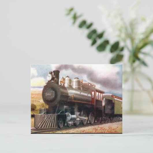 Het oude Briefkaart - de "Katy Flyer". (Staand voorkant)