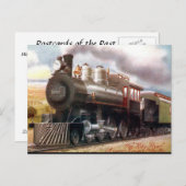 Het oude Briefkaart - de "Katy Flyer". (Voorkant / Achterkant)