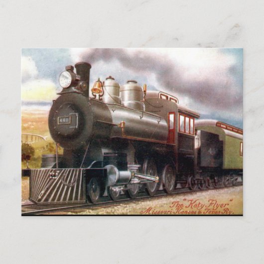 Het oude Briefkaart - de "Katy Flyer". (Voorkant)