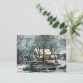 Het oude Briefkaart van de Grist Mill (Staand voorkant)