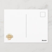 Het oude Briefkaart van het Post van Shell van de  (Achterkant)