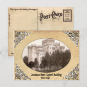 Het oude Briefkaart van het staatsbedrijf Louisian (Voorkant / Achterkant)
