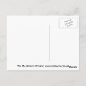 Het oude Briefkaart van het Venster van Vrouwen (Achterkant)