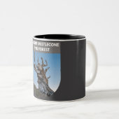 Het oude Bristlecone Pine Forest Tweekleurige Koffiemok (Voorkant rechts)
