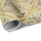 Het oude Britse Beer is een kompas Cadeaupapier (Rol Hoek)