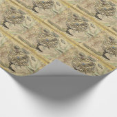 Het oude Britse Beer is een kompas Cadeaupapier (Hoek)