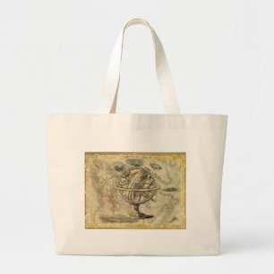 Het oude Britse Beer is een kompas Grote Tote Bag