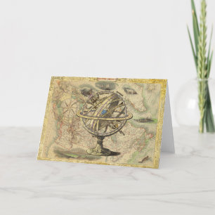 Het oude Britse Beer is een kompas Kaart