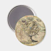 Het oude Britse Beer is een kompas Magneet (Voorkant / Achterkant)