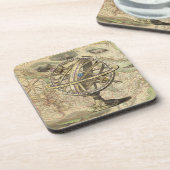 Het oude Britse Beer is een kompas Onderzetter (Linkerzijde)