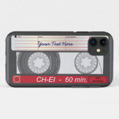 Het oude Cassettebandje van de Stijl iPhone 5 Hoes (Achterkant (horizontaal))