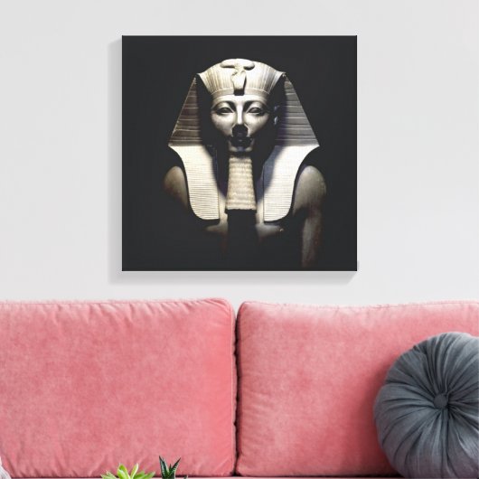 Het oude Egypte de farao Canvas Afdruk (Insitu (Woonkamer))