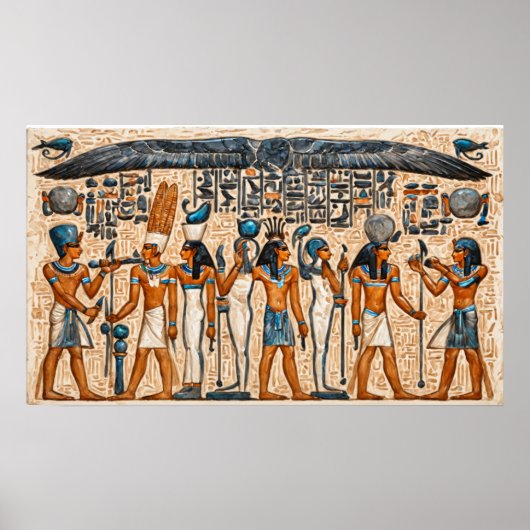 Het Oude Egypte, het Oog van Horus Poster (Voorkant)