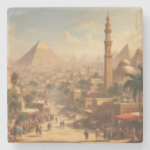 Het oude Egypte. Stenen Onderzetter (Voorkant)