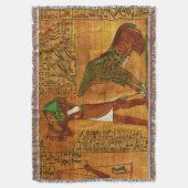 Het oude Egyptische boek van de dood Deken (Voorkant Verticaal)