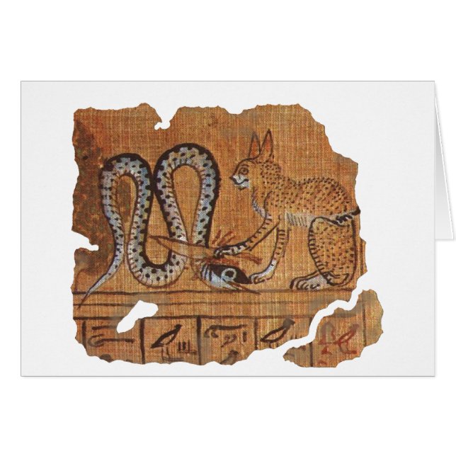 Het oude Egyptische Boek van de Dood Ra&Apophis (Voorkant Horizontaal)