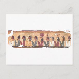 Het oude Egyptische boek van het doodvonnis Briefkaart