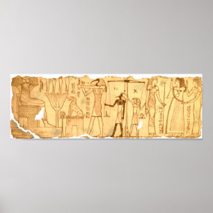 Het oude Egyptische boek van het doodvonnis Poster